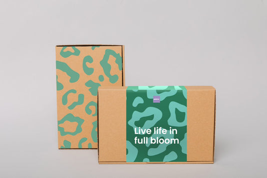 Verpackung live life in full bloom